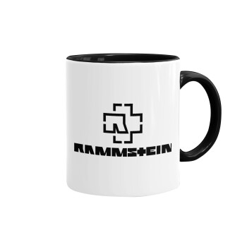 Rammstein, Mug colored black, ceramic, 330ml