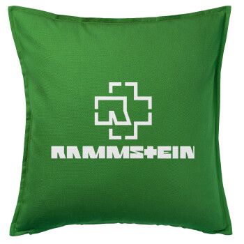Rammstein, Sofa cushion Green 50x50cm includes filling