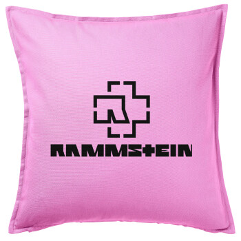 Rammstein, Sofa cushion Pink 50x50cm includes filling