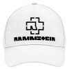 Adult Baseball Cap, Drill, White (100% COTTON, ADULT, UNISEX, ONE SIZE)