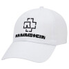 Adult Baseball Cap White 5-panel (POLYESTER, ADULT, UNISEX, ONE SIZE)