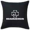 Sofa cushion black 50x50cm includes filling