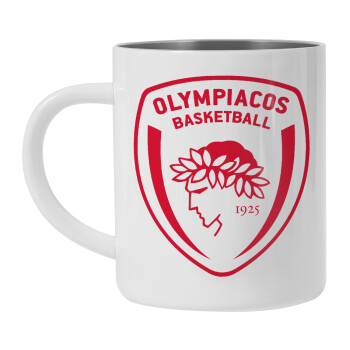 Olympiacos B.C., Mug Stainless steel double wall 450ml