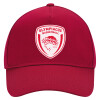 Adult Ultimate Hat RED, (100% COTTON DRILL, ADULT, UNISEX, ONE SIZE)