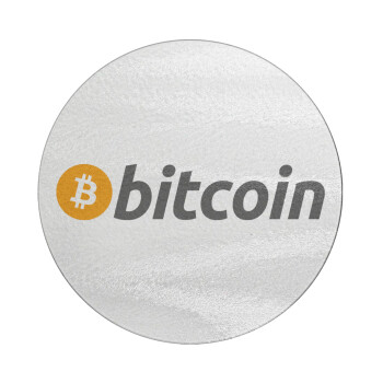 Bitcoin Crypto, Επιφάνεια κοπής γυάλινη στρογγυλή (30cm)