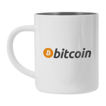 Bitcoin Crypto, Κούπα Ανοξείδωτη διπλού τοιχώματος 450ml