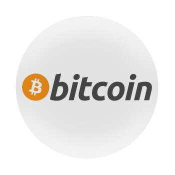 Bitcoin Crypto, Mousepad Round 20cm