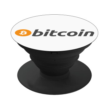 Bitcoin Crypto, Phone Holders Stand  Black Hand-held Mobile Phone Holder