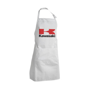 Kawasaki, Adult Chef Apron (with sliders and 2 pockets)