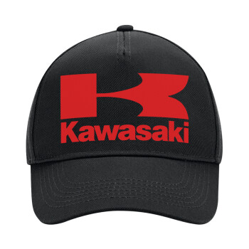 Kawasaki, Καπέλο Ενηλίκων Ultimate ΜΑΥΡΟ, (100% ΒΑΜΒΑΚΕΡΟ DRILL, ΕΝΗΛΙΚΩΝ, UNISEX, ONE SIZE)