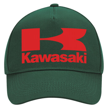 Kawasaki, Adult Ultimate Hat GREEN, (100% COTTON DRILL, ADULT, UNISEX, ONE SIZE)