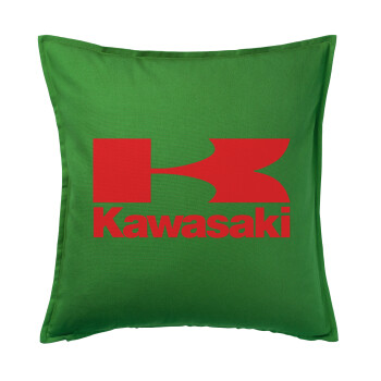 Kawasaki, Sofa cushion Green 50x50cm includes filling