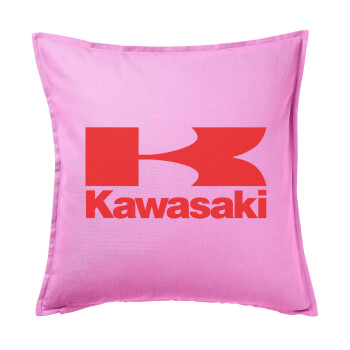 Kawasaki, Sofa cushion Pink 50x50cm includes filling