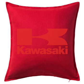 Kawasaki, Sofa cushion RED 50x50cm includes filling