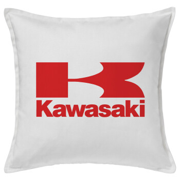 Kawasaki, Sofa cushion White 50x50cm includes filling