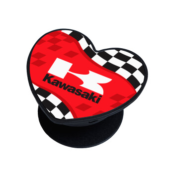 Kawasaki, Phone Holders Stand  καρδιά Μαύρο Βάση Στήριξης Κινητού στο Χέρι