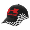 Adult Ultimate BLACK RACING Cap, (100% COTTON DRILL, ADULT, UNISEX, ONE SIZE)