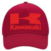 Adult Ultimate Hat RED, (100% COTTON DRILL, ADULT, UNISEX, ONE SIZE)