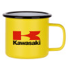 Metallic enamel MATT Yellow cup 360ml