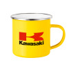 Yellow Enamel Metallic Cup 360ml