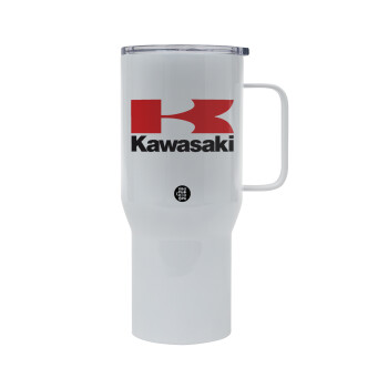 Kawasaki, Mega Stainless steel Tumbler with lid, double wall 750L