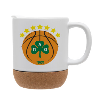 PAO BC, Ceramic coffee mug Cork (MAT), 330ml (1pcs)