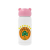 Pink stainless steel thermal flask, 320ml