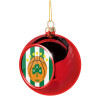 Christmas tree ball Red 8cm