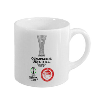 Olympiacos UEFA Europa Conference League Champion 2023/24, Κουπάκι κεραμικό, για espresso 150ml
