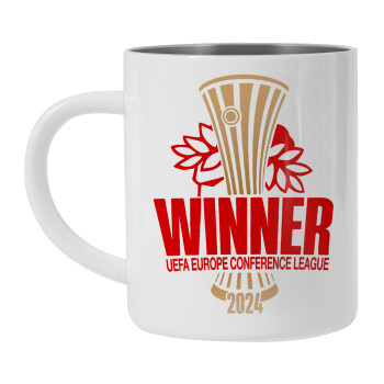 Europa Conference League WINNER, Mug Stainless steel double wall 300ml