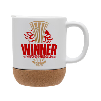 Europa Conference League WINNER, Ceramic coffee mug Cork (MAT), 330ml (1pcs)