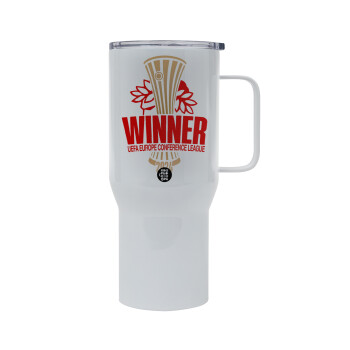 Europa Conference League WINNER, Tumbler με καπάκι, διπλού τοιχώματος (θερμό) 750L