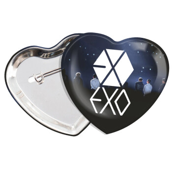 EXO Band korea, Κονκάρδα παραμάνα καρδιά (57x52mm)