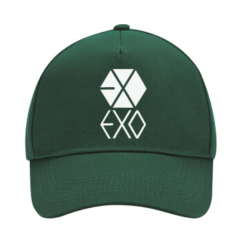 EXO Band korea, Adult Ultimate Hat GREEN, (100% COTTON DRILL, ADULT, UNISEX, ONE SIZE)