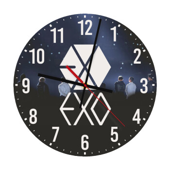 EXO Band korea, Ρολόι τοίχου ξύλινο (30cm)