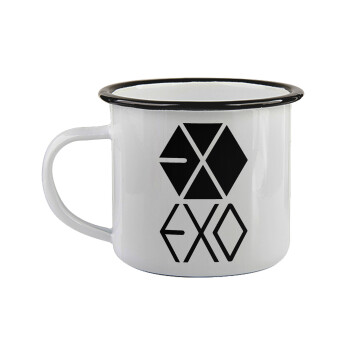 EXO Band korea, Κούπα εμαγιέ με μαύρο χείλος 360ml