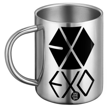 EXO Band korea, Ανοξείδωτη Μεταλλική Κούπα 450ml - Διπλού Τοιχώματος