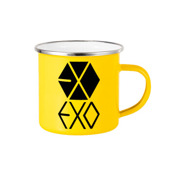EXO Band korea, Κούπα Μεταλλική εμαγιέ Κίτρινη 360ml