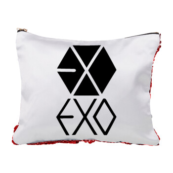 EXO Band korea, Red sequin cosmetic bag