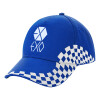 Adult Ultimate BLUE RACING Cap, (100% COTTON DRILL, ADULT, UNISEX, ONE SIZE)