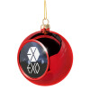 Christmas tree ball Red 8cm