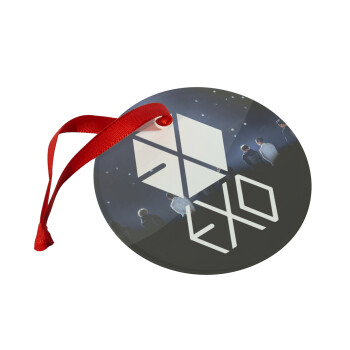 EXO Band korea, Χριστουγεννιάτικο στολίδι γυάλινο 9cm