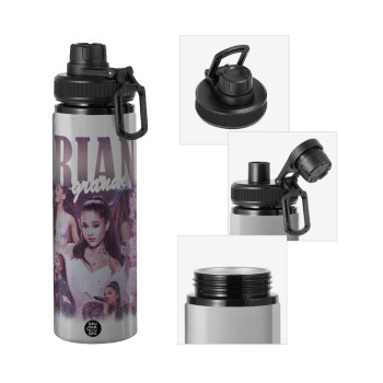 Ariana Grande, Metallic water bottle with safety cap, 850ml aluminum