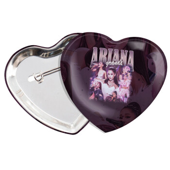 Ariana Grande, Κονκάρδα παραμάνα καρδιά (57x52mm)