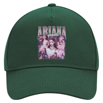 Ariana Grande, Adult Ultimate Hat GREEN, (100% COTTON DRILL, ADULT, UNISEX, ONE SIZE)