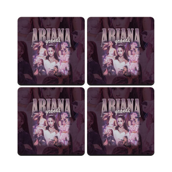 Ariana Grande, ΣΕΤ 4 Σουβέρ ξύλινα τετράγωνα (9cm)
