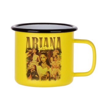 Ariana Grande, Metallic enamel MATT Yellow cup 360ml