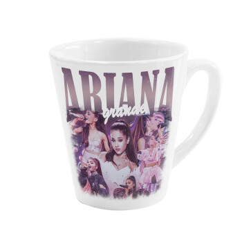 Ariana Grande, Κούπα κωνική Latte Λευκή, κεραμική, 300ml