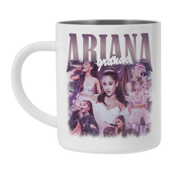 Ariana Grande, Mug Stainless steel double wall 450ml