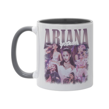 Ariana Grande, Mug colored grey, ceramic, 330ml